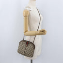 GUCCI GG Supreme Web Sherry Line Tasche PVC Beige Gold 904 02 047 Auth ep13699-22