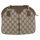 GUCCI GG Supreme Web Sherry Line Tasche PVC Beige Gold 904 02 047 Auth ep13699-3