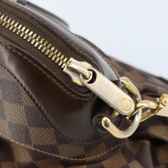 LOUIS VUITTON Damier Ebene Trevi GM Hand Bag 2way N51998 LV Auth ep13705