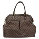 LOUIS VUITTON Damier Ebene Trevi GM Hand Bag 2way N51998 LV Auth ep13705-13