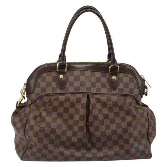 LOUIS VUITTON Damier Ebene Trevi GM Hand Bag 2way N51998 LV Auth ep13705