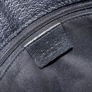 GUCCI GG Canvas Shoulder Bag Black Silver 120841 Auth ep13711-15