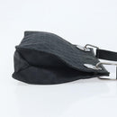 GUCCI GG Canvas Shoulder Bag Black Silver 120841 Auth ep13711-4