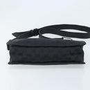 GUCCI GG Canvas Shoulder Bag Black Silver 120841 Auth ep13711-9