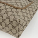 GUCCI GG Supreme Web Sherry Line Tote Bag PVC Beige 39 02 003 Auth ep13723-10