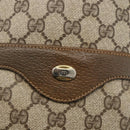 GUCCI GG Supreme Web Sherry Line Tote Bag PVC Beige 39 02 003 Auth ep13723-14