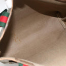 GUCCI GG Supreme Web Sherry Line Tote Bag PVC Beige 39 02 003 Auth ep13723-16