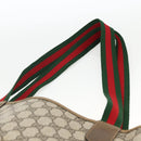GUCCI GG Supreme Web Sherry Line Tote Bag PVC Beige 39 02 003 Auth ep13723-8