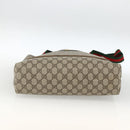 GUCCI GG Supreme Web Sherry Line Tote Bag PVC Beige 39 02 003 Auth ep13723-9