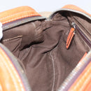 LOEWE Hand Bag Leather Orange Silver Auth ep13732-21