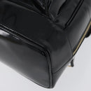 GUCCI Bamboo Body Bag Patent leather Black Gold 003 2113 0027 Auth ep13733-15