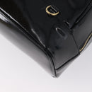 GUCCI Bamboo Body Bag Patent leather Black Gold 003 2113 0027 Auth ep13733-17