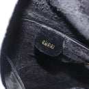 GUCCI Bamboo Body Bag Patent leather Black Gold 003 2113 0027 Auth ep13733-19