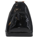 GUCCI Bamboo Body Bag Patent leather Black Gold 003 2113 0027 Auth ep13733-13