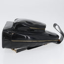 GUCCI Bamboo Body Bag Patent leather Black Gold 003 2113 0027 Auth ep13733-3