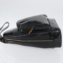 GUCCI Bamboo Body Bag Patent leather Black Gold 003 2113 0027 Auth ep13733-4