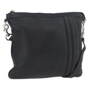 GUCCI Shoulder Bag Leather Black Silver 233329 Auth ep13736-1
