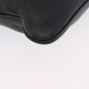GUCCI Shoulder Bag Leather Black Silver 233329 Auth ep13736-10