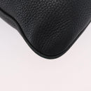 GUCCI Shoulder Bag Leather Black Silver 233329 Auth ep13736-12
