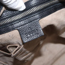 GUCCI Shoulder Bag Leather Black Silver 233329 Auth ep13736-17