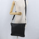 GUCCI Shoulder Bag Leather Black Silver 233329 Auth ep13736-24