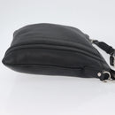 GUCCI Shoulder Bag Leather Black Silver 233329 Auth ep13736-4