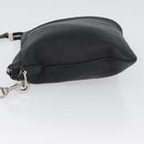 GUCCI Shoulder Bag Leather Black Silver 233329 Auth ep13736-5