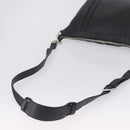 GUCCI Shoulder Bag Leather Black Silver 233329 Auth ep13736-7