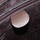 GUCCI Hand Bag Leather Brown Silver 002 1118 0462 Auth ep13739-17