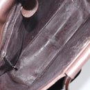 GUCCI Hand Bag Leather Brown Silver 002 1118 0462 Auth ep13739-11