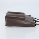 GUCCI Hand Bag Leather Brown Silver 002 1118 0462 Auth ep13739-3