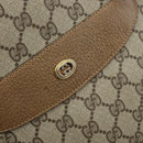 GUCCI GG Supreme Web Sherry Line Tote Bag PVC Beige Gold 39 02 091 Auth ep13740-14