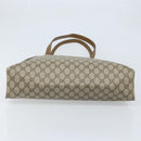 GUCCI GG Supreme Web Sherry Line Tote Bag PVC Beige Gold 39 02 091 Auth ep13740-9
