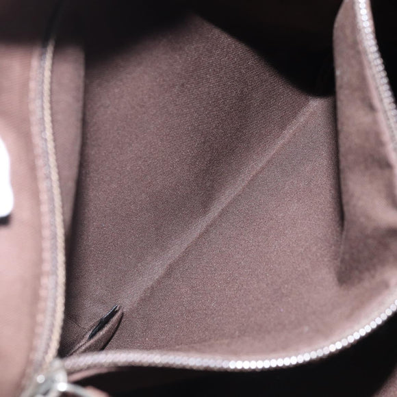 GUCCI GG Canvas Shoulder Bag Beige Silver 145857 Auth ep13742