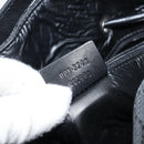 GUCCI GG Canvas Shoulder Bag Black Silver Auth ep13745-22