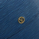 LOUIS VUITTON Epi Montaigne 23 Clutch Bag Blue M52665 LV Auth ep13746-17