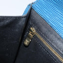 LOUIS VUITTON Epi Montaigne 23 Clutch Bag Blue M52665 LV Auth ep13746-10