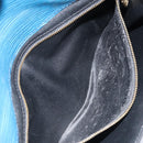 LOUIS VUITTON Epi Montaigne 23 Clutch Bag Blue M52665 LV Auth ep13746-11