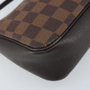 LOUIS VUITTON Damier Ebene Trousse makeup Pouch N51982 LV Auth ep13748-15