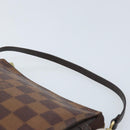 LOUIS VUITTON Damier Ebene Trousse makeup Pouch N51982 LV Auth ep13748-8