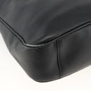 GUCCI Bamboo Hand Bag Leather Black Gold 001 123 1699 Auth ep13750-11