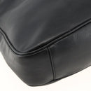 GUCCI Bamboo Hand Bag Leather Black Gold 001 123 1699 Auth ep13750-13
