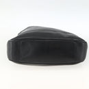 GUCCI Bamboo Hand Bag Leather Black Gold 001 123 1699 Auth ep13750-9
