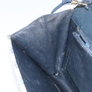 GUCCI GG Supreme Sherry Line Shoulder Bag PVC Navy Gold Auth ep13751-21