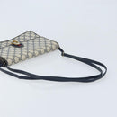 GUCCI GG Supreme Sherry Line Shoulder Bag PVC Navy Gold Auth ep13751-7