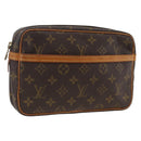 LOUIS VUITTON Monogram Compiegne 23 Clutch Bag M51847 LV Auth ep13753-1