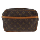 LOUIS VUITTON Monogram Compiegne 23 Clutch Bag M51847 LV Auth ep13753-13