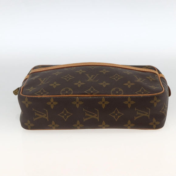 LOUIS VUITTON Monogram Compiegne 23 Clutch Bag M51847 LV Auth ep13753