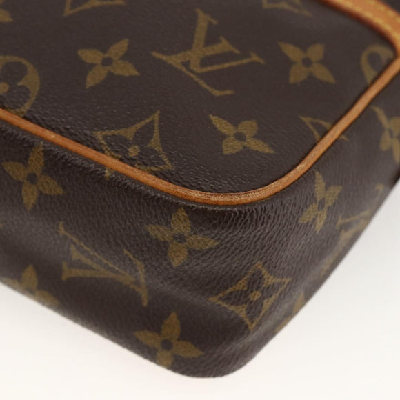 LOUIS VUITTON Monogram Compiegne 23 Clutch Bag M51847 LV Auth ep13753