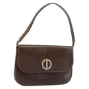 Christian Dior Schultertasche Leder Braun Gold Original ep13755-1